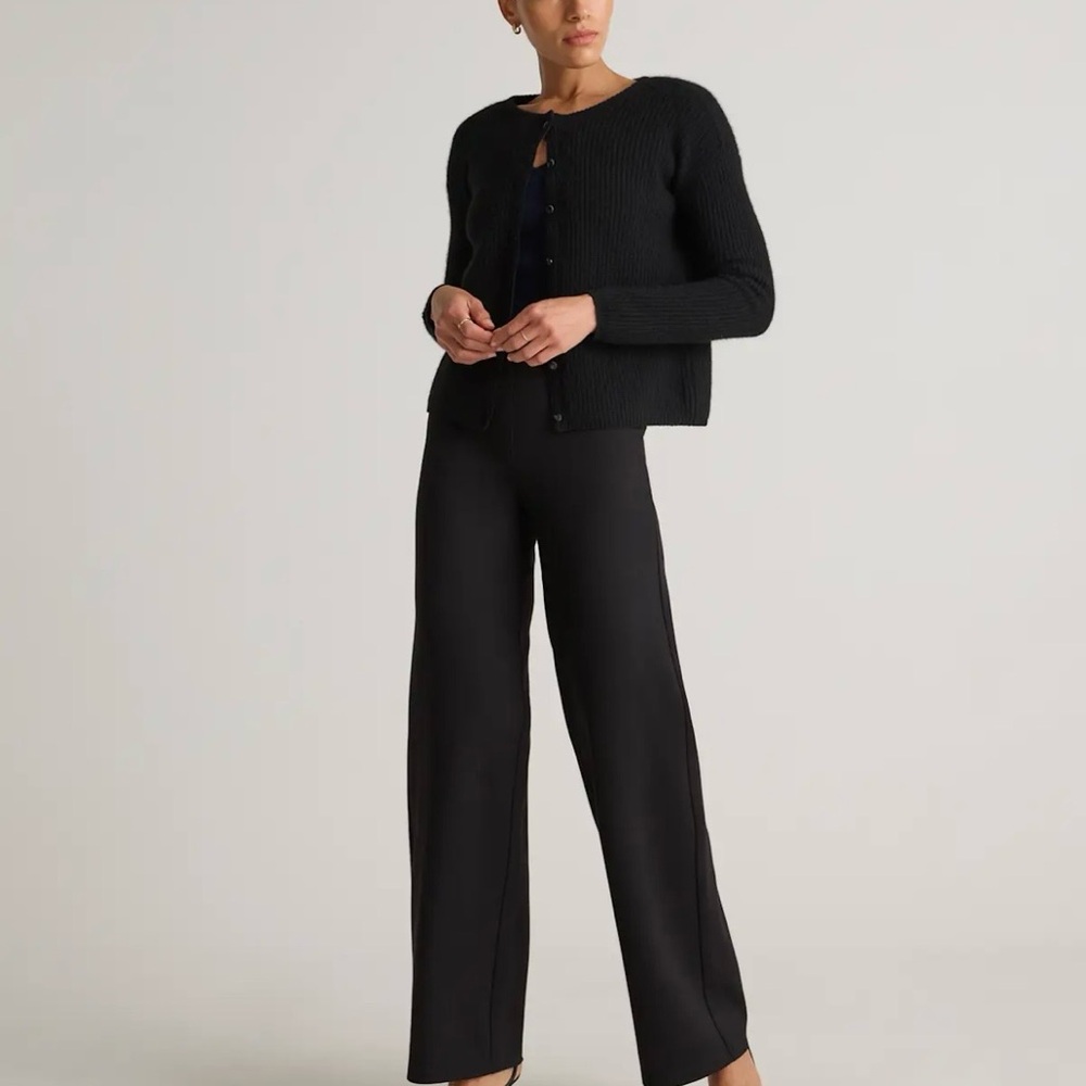 Quince Ultra-Stretch Ponte Wide Leg
Pants (NWT)